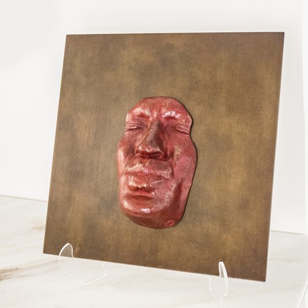 Plaque Rouge Le Baiser